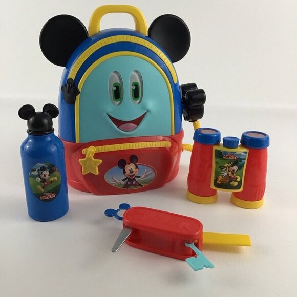Disney Other - Disney Junior Mickey Mouse Funhouse Adventures Backpack Playset Binoculars Toy